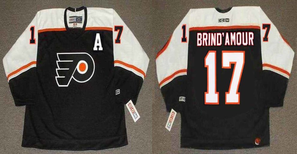 2019 Men Philadelphia Flyers #17 Brind amour Black CCM NHL jerseys->philadelphia flyers->NHL Jersey